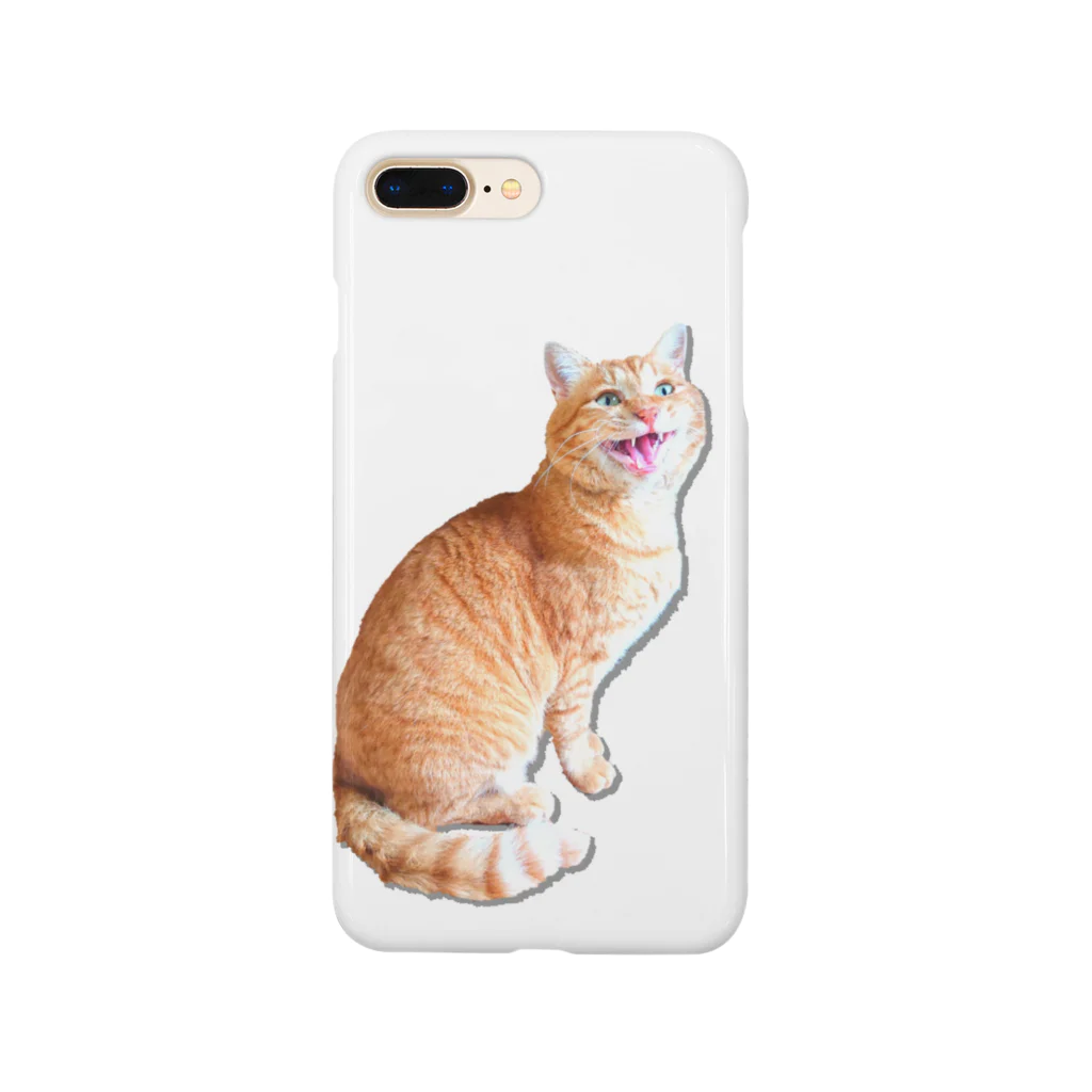 ともの茶トラにゃんこ ニャーとお返事 Smartphone Case