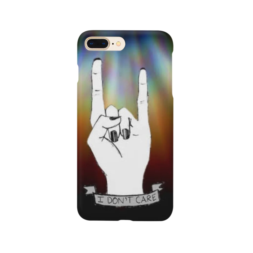 SHOP 318のI DON'T CARE Smartphone Case