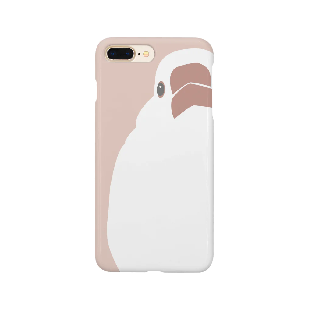 文鳥株式☆会社の文鳥　ピンク Smartphone Case