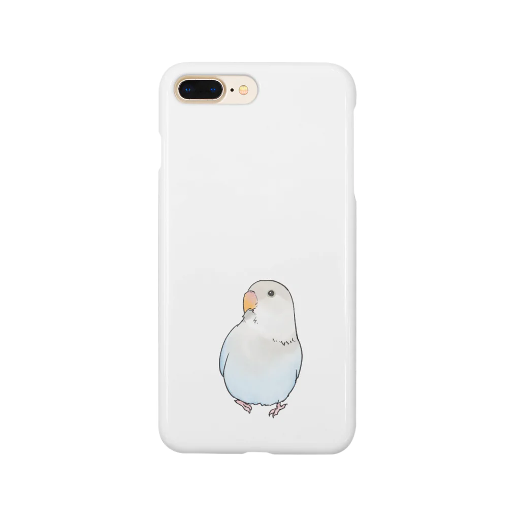 まめるりはことりのおすましコザクラインコ　らむねちゃん【まめるりはことり】 Smartphone Case