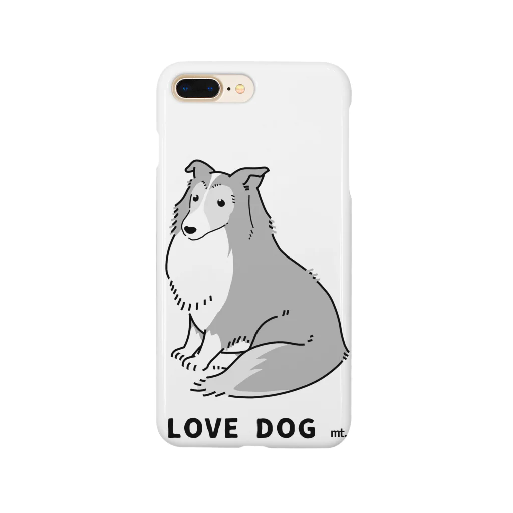 怪物タンクのLOVE DOG:シェルティ スマホケース