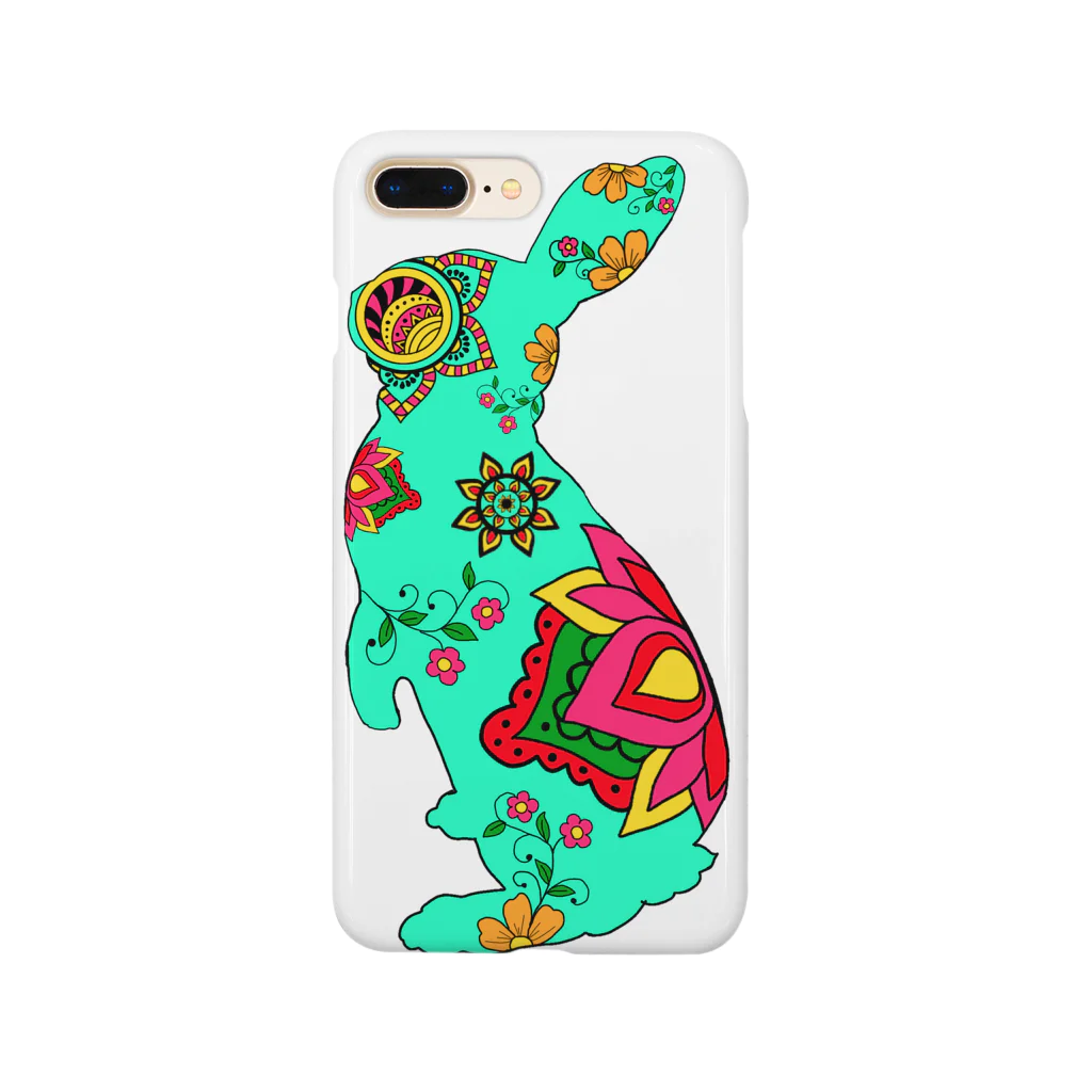 PINK　DINOSAURのえすにっく(うさぎ) Smartphone Case