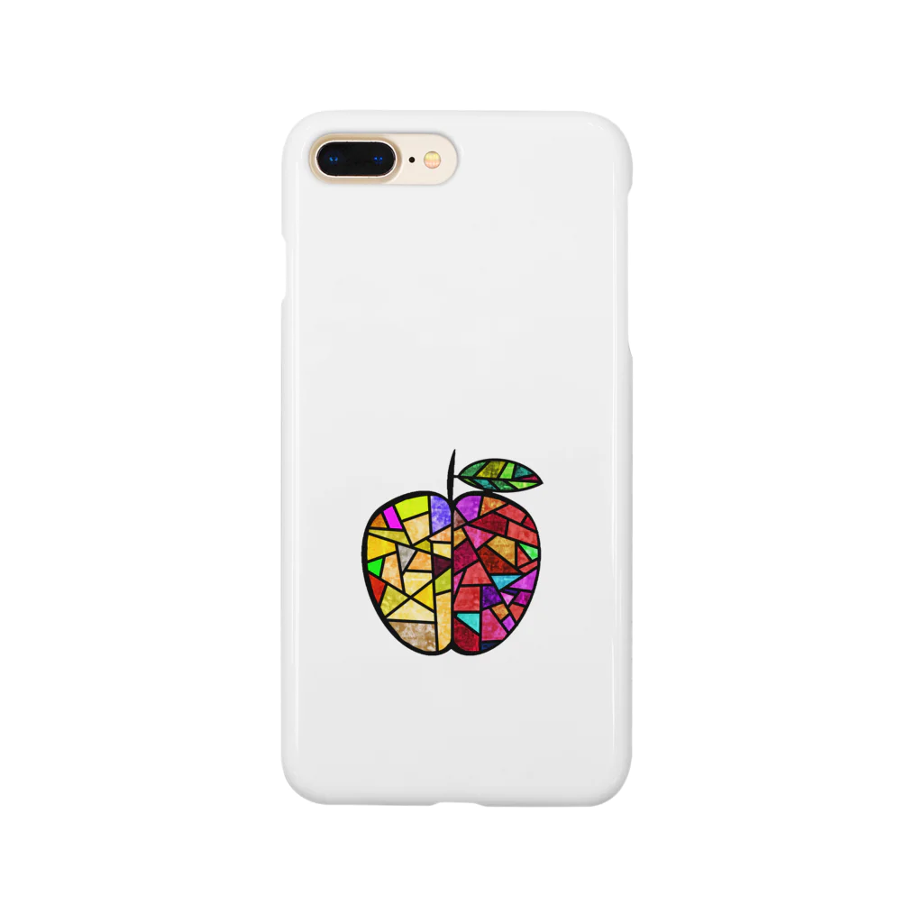 けけら屋のglass apple スマホケース