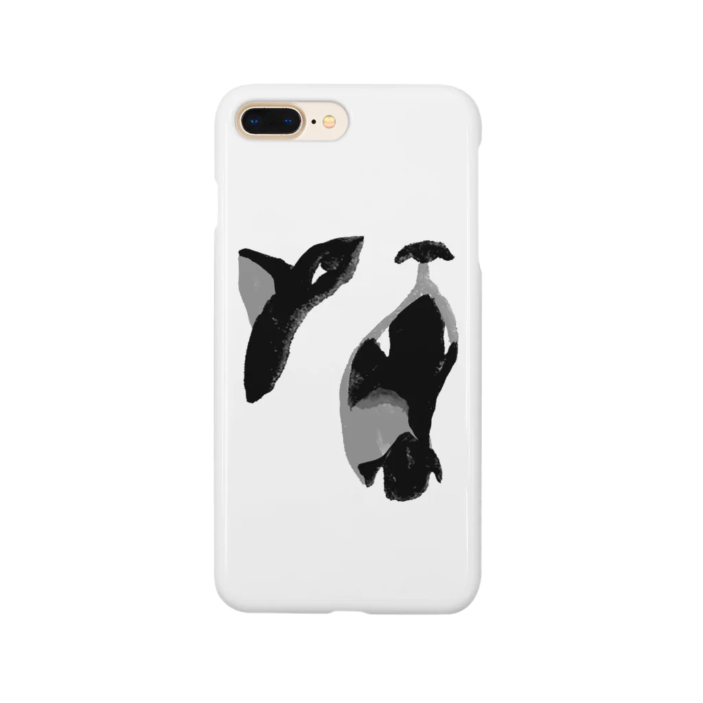 シトウのお店のあくび（黒） Smartphone Case