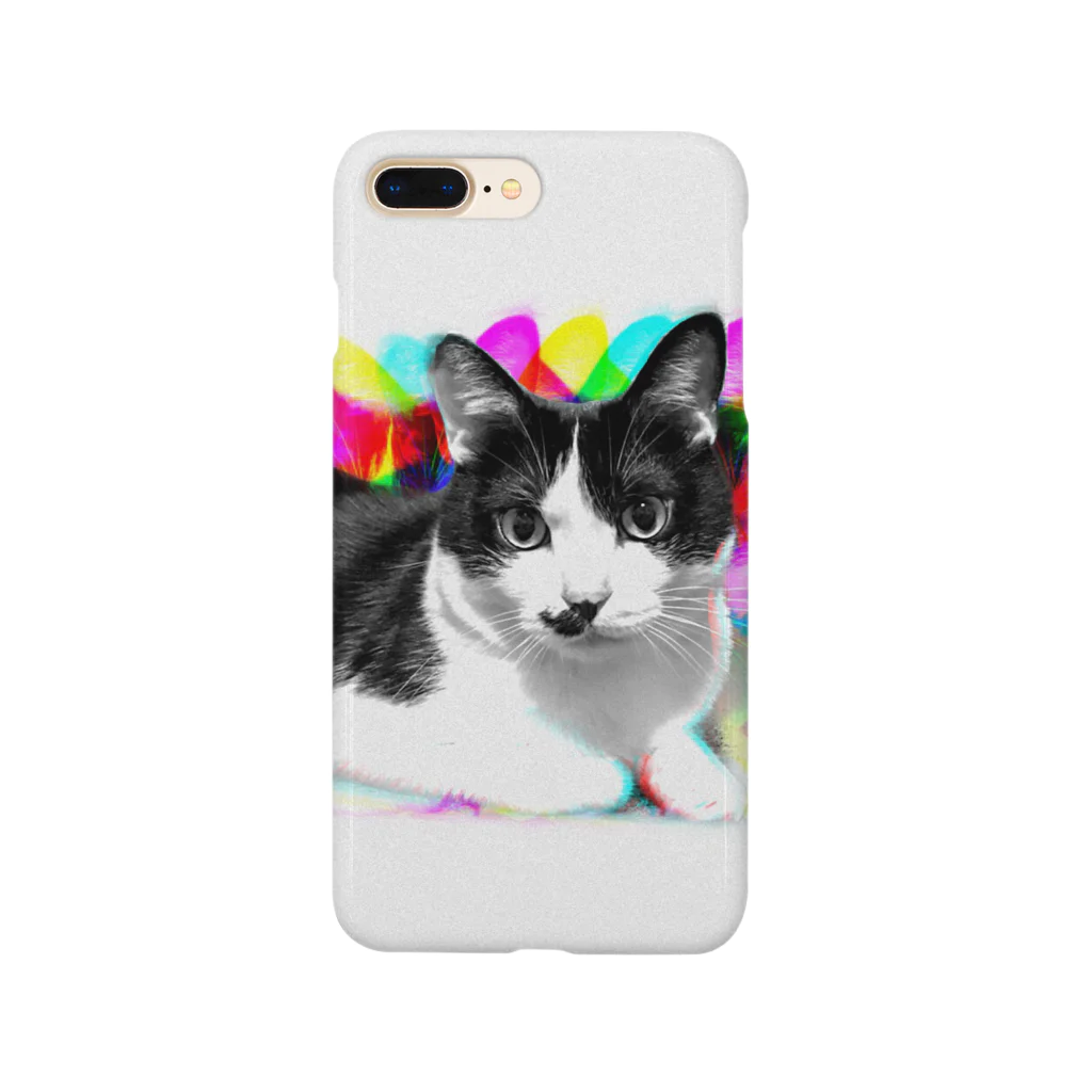 ハチワレすじこの猫シャツ屋のすじこ Smartphone Case