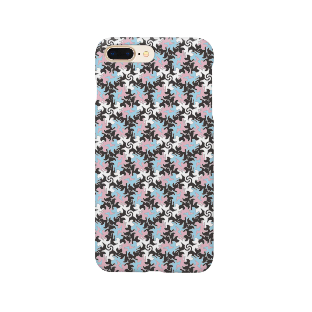 Ast TessellationのTHP-Cat-R1995-Met_B2-6 Smartphone Case