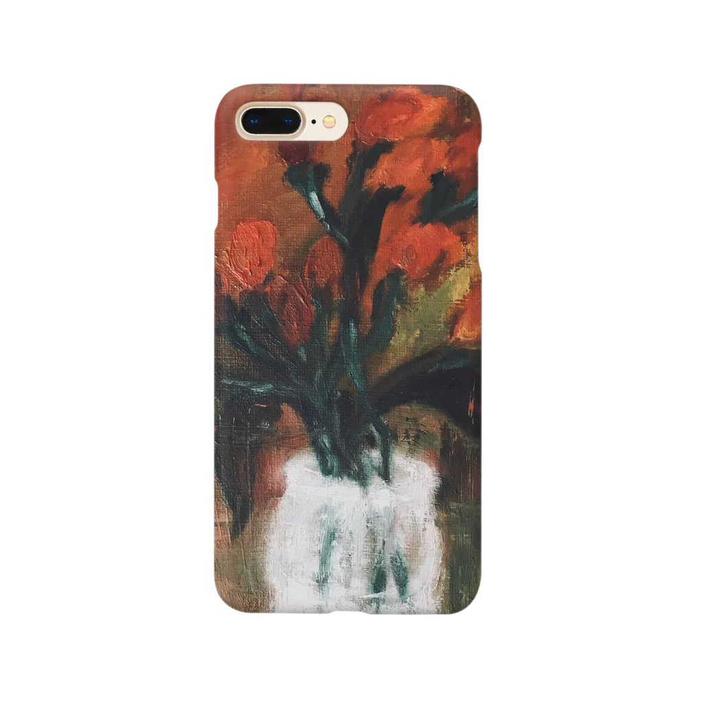 晄の静物画「赤い実」 Smartphone Case