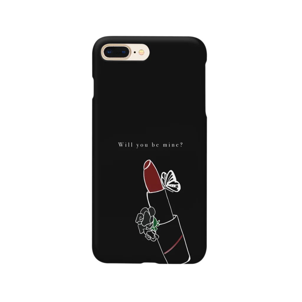 ちゃちゃちゃのRed lipstick  Smartphone Case