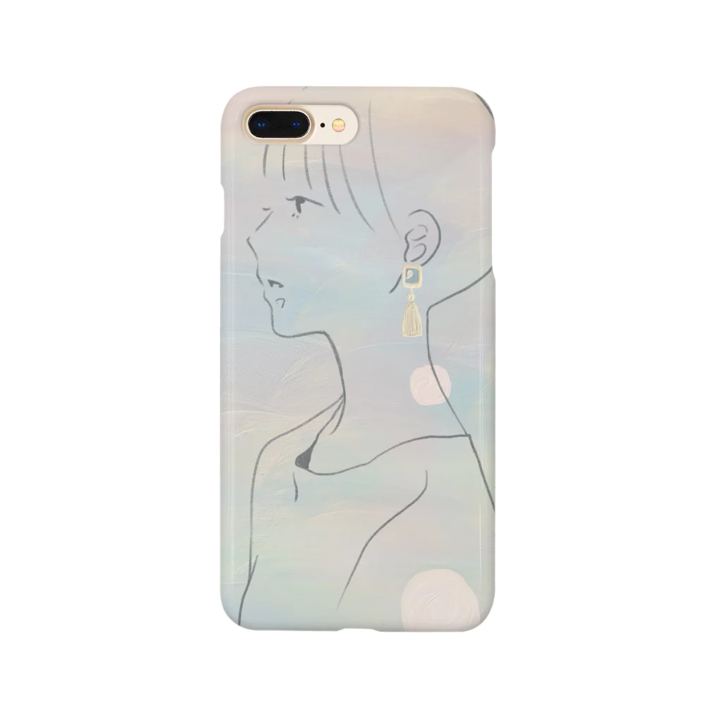 涼しい夏の絵画のあの子。 Smartphone Case