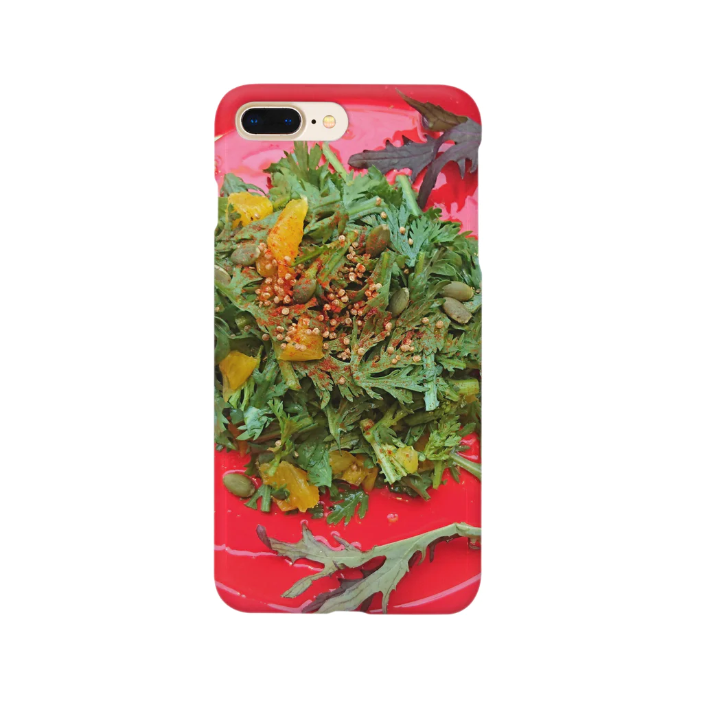 料理するよの春菊とオレンジのサラダ Smartphone Case