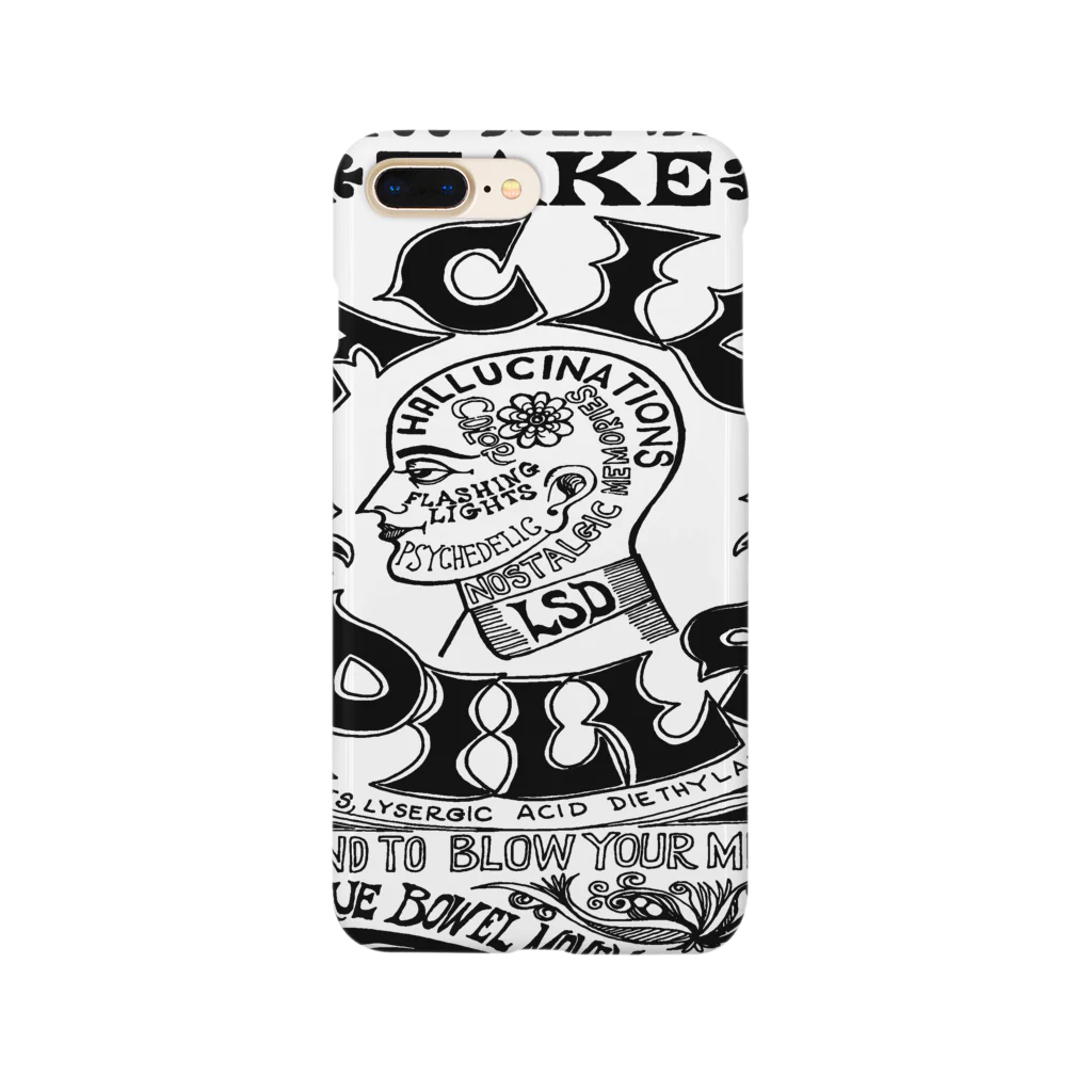 Bunny Robber GRPCのTAKE ACID PILLS_BLK Smartphone Case