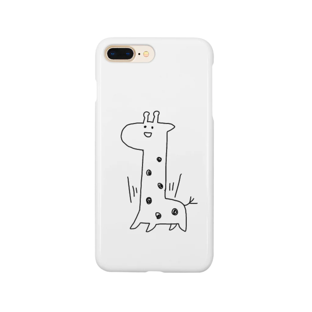 きりん屋さん@ラインスタンプ発売中のはっきりタッチきりんさん Smartphone Case