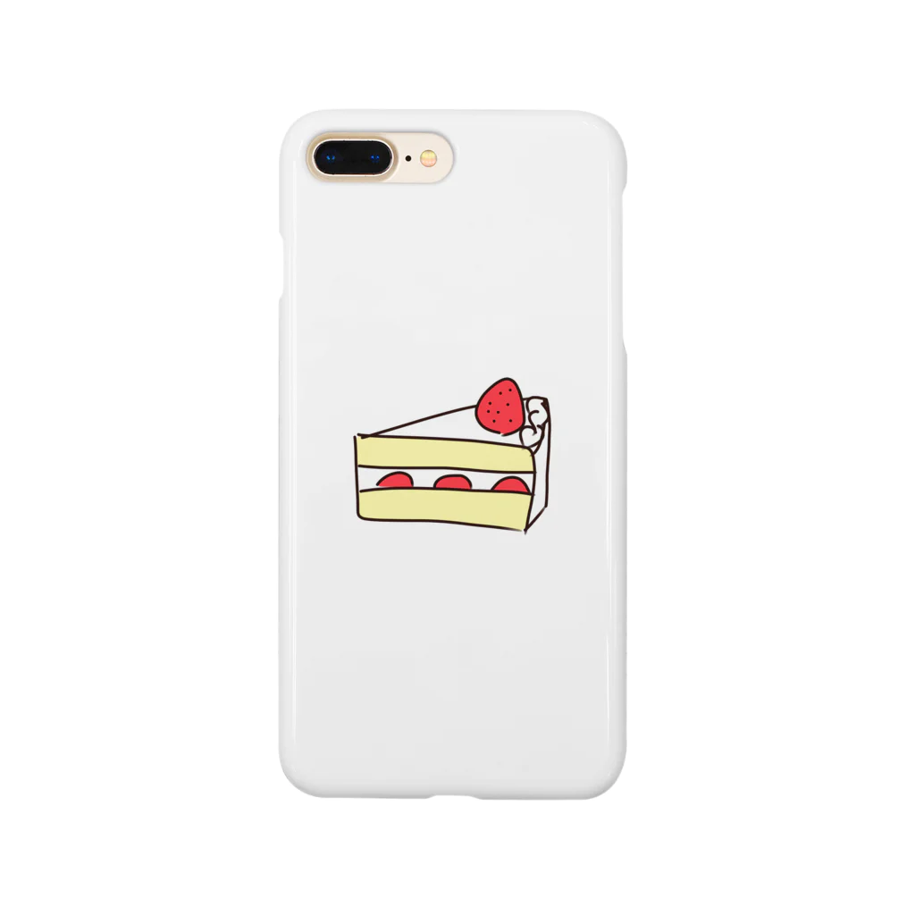 雨宮月華の美味しい苺のショートケーキ Smartphone Case