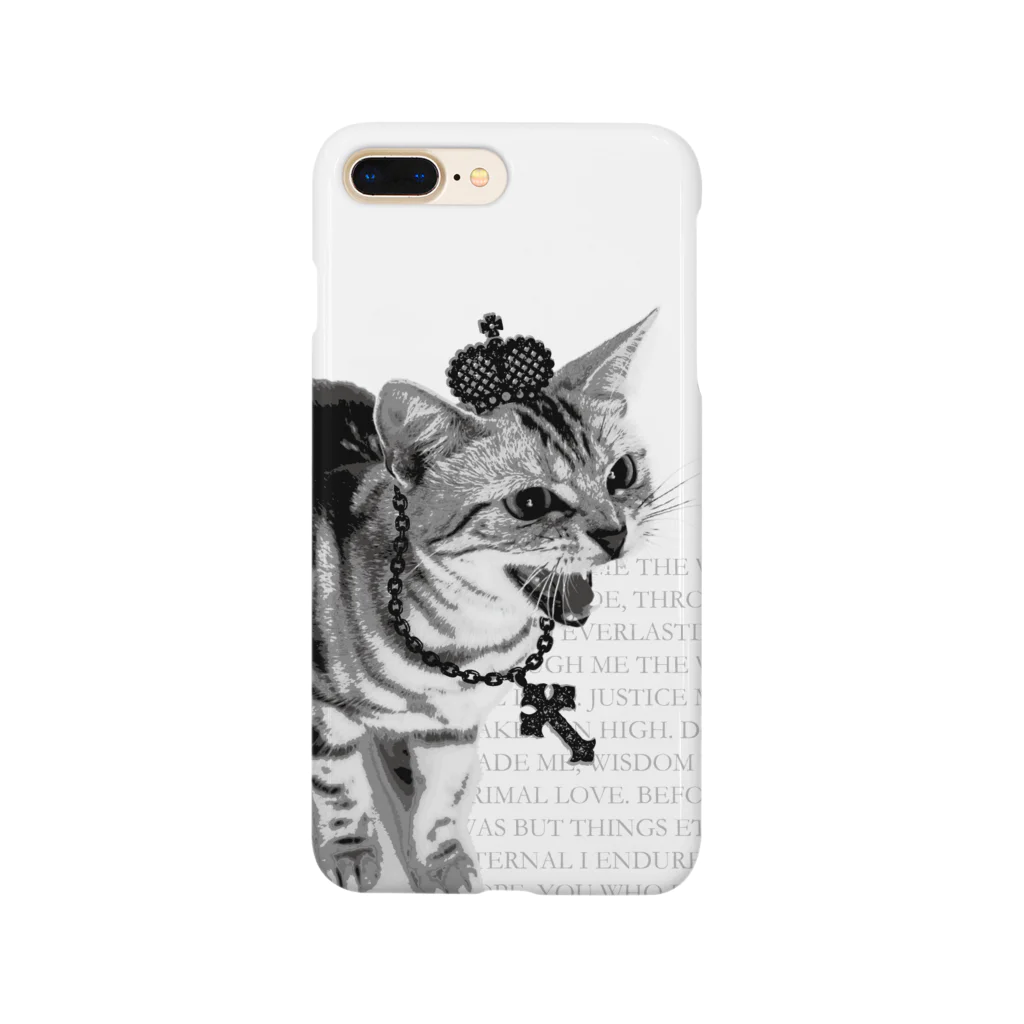 Lunatic Cat-ismのシャーという猫 Smartphone Case