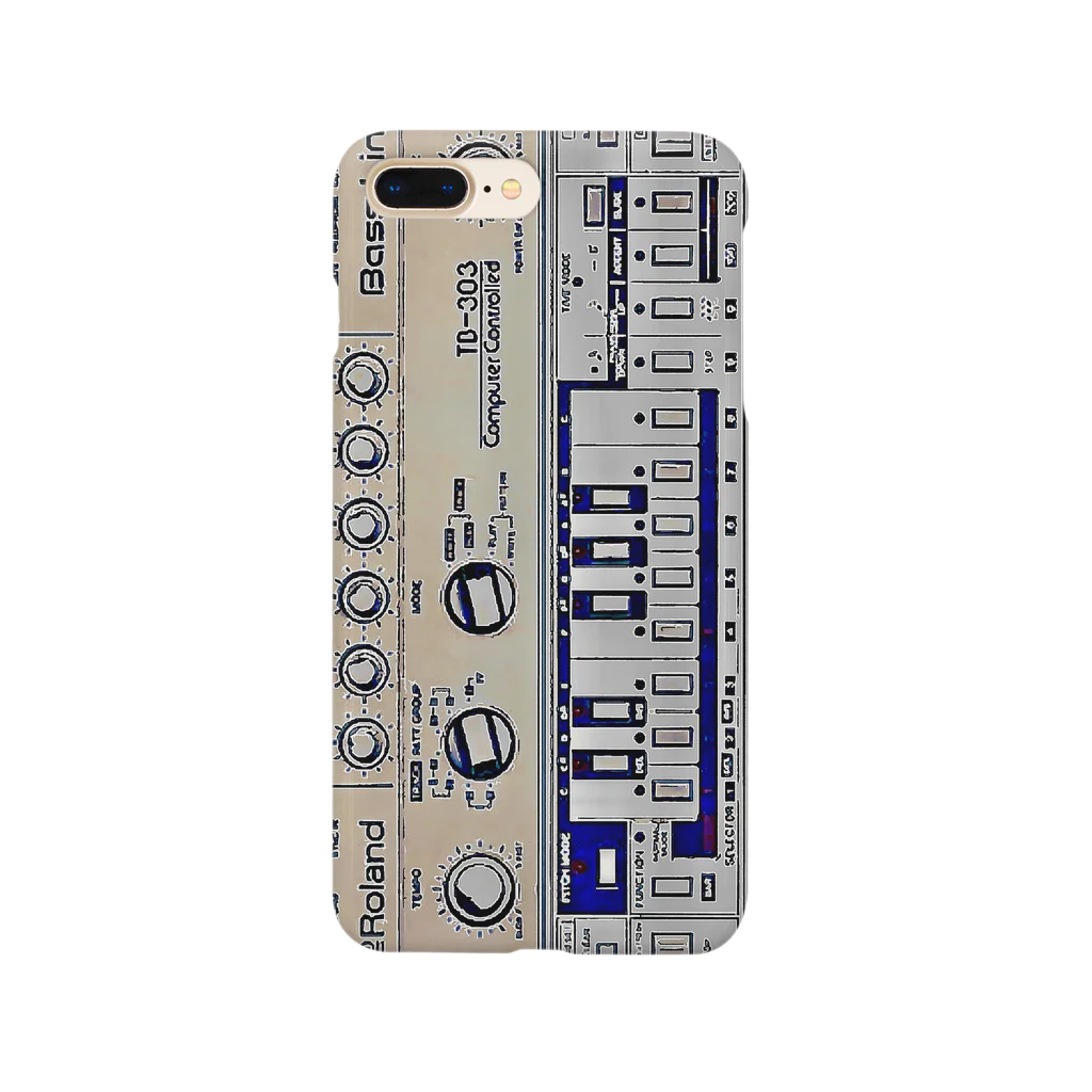 人人人のRoland bassline TB-303 イラスト Smartphone Case