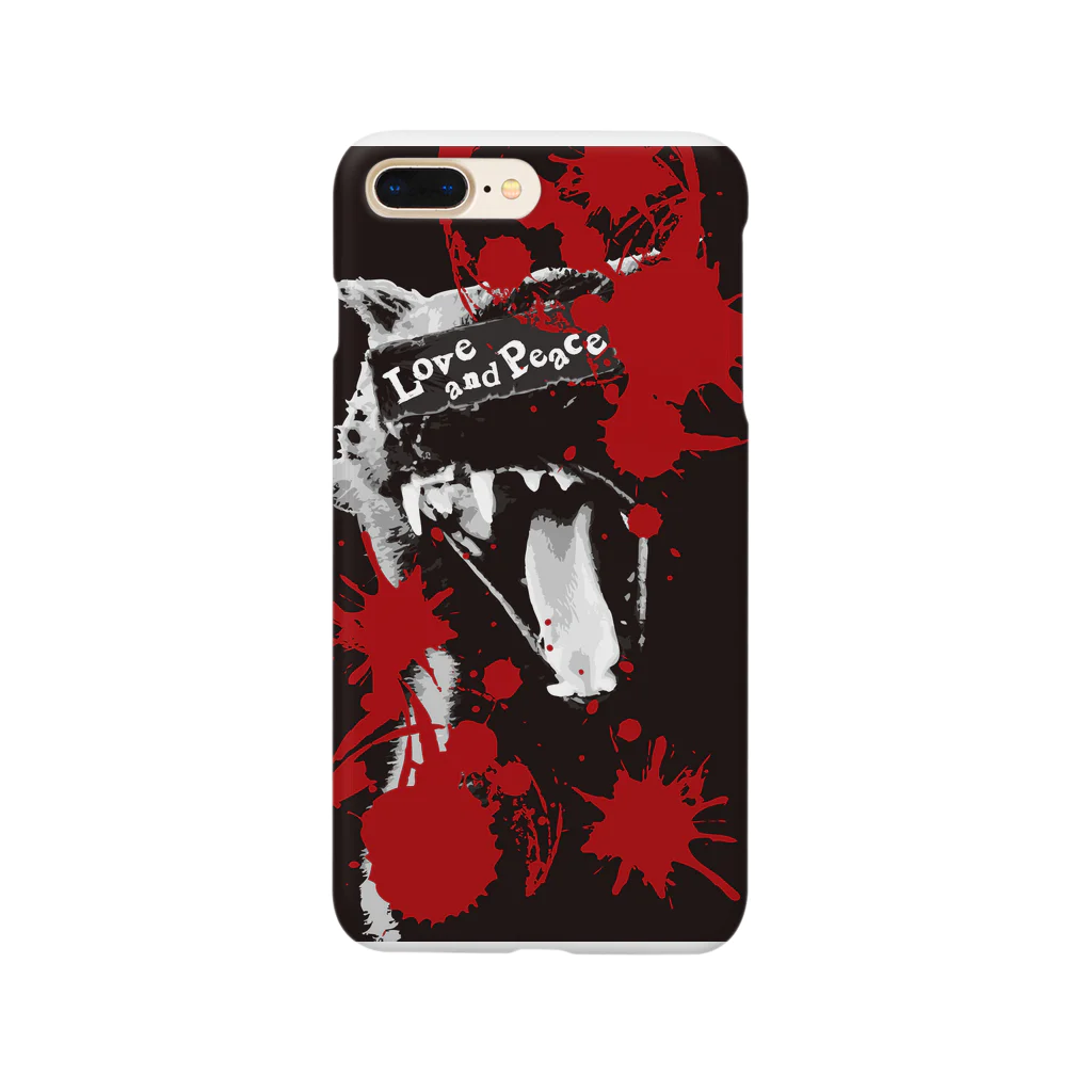 Lunatic Cat-ismのLove and Piece Smartphone Case