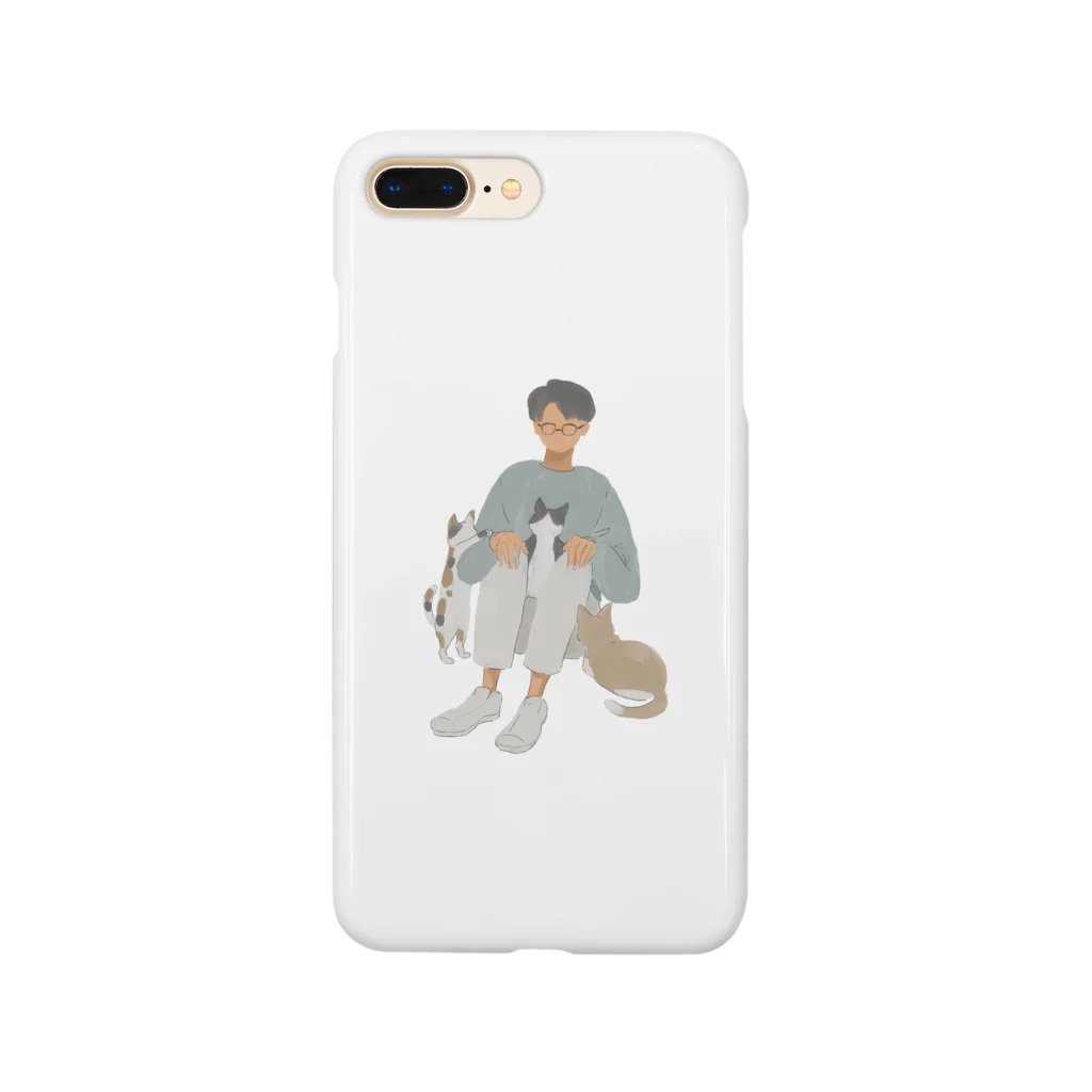 梨本のネコに好かれるヒト Smartphone Case