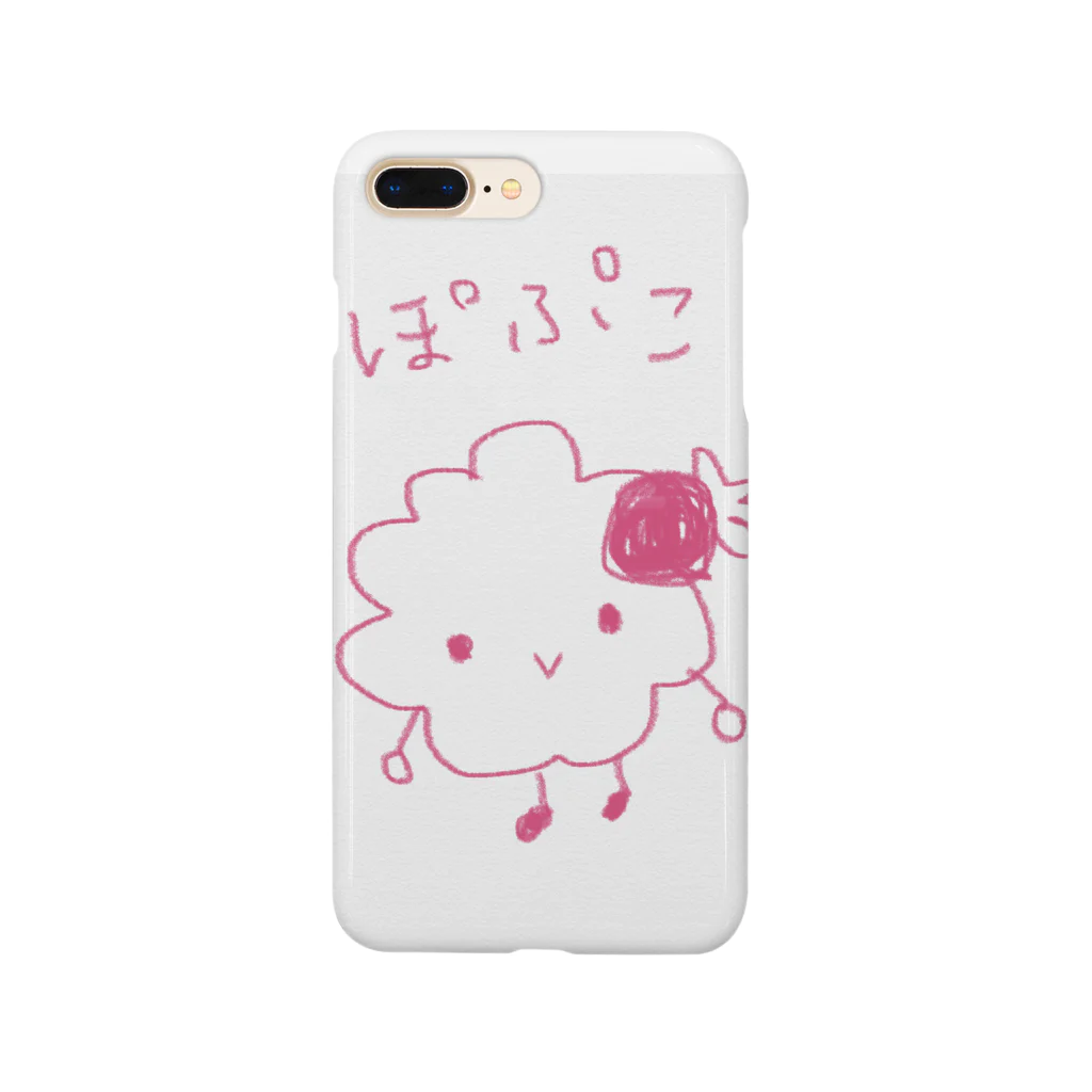 ぽぷこんふぁくとりーのぽぷこ Smartphone Case