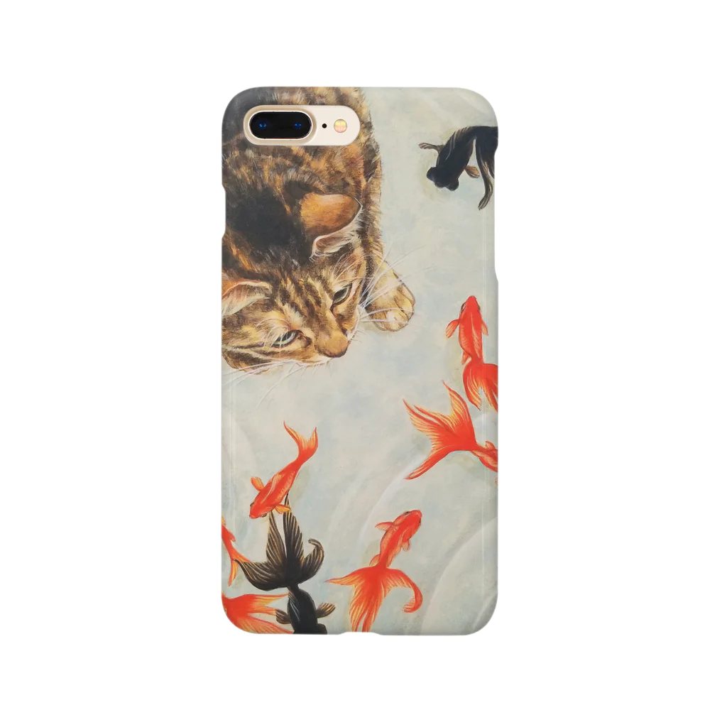 おちょぴのくるみちゃんと金魚 Smartphone Case