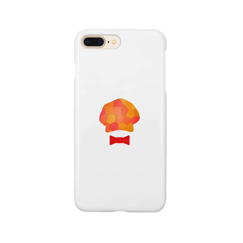 「・」の橙キャスケット Smartphone Case