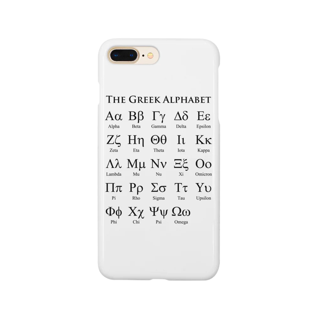 gemgemshopのギリシャ文字一覧 スマホケース