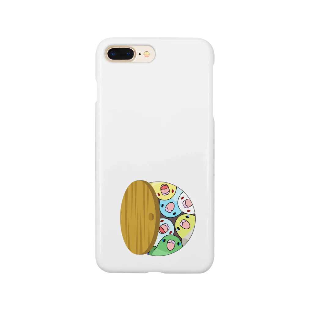 まめるりはことりの三密です！むちむちマメルリハさん【まめるりはことり】 Smartphone Case