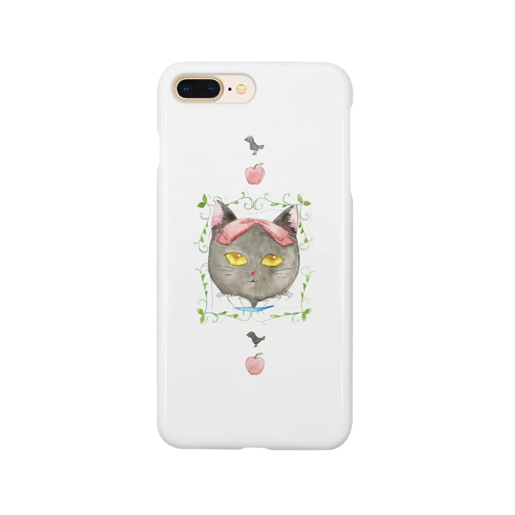 ねこものがたりの白雪姫風猫 Smartphone Case