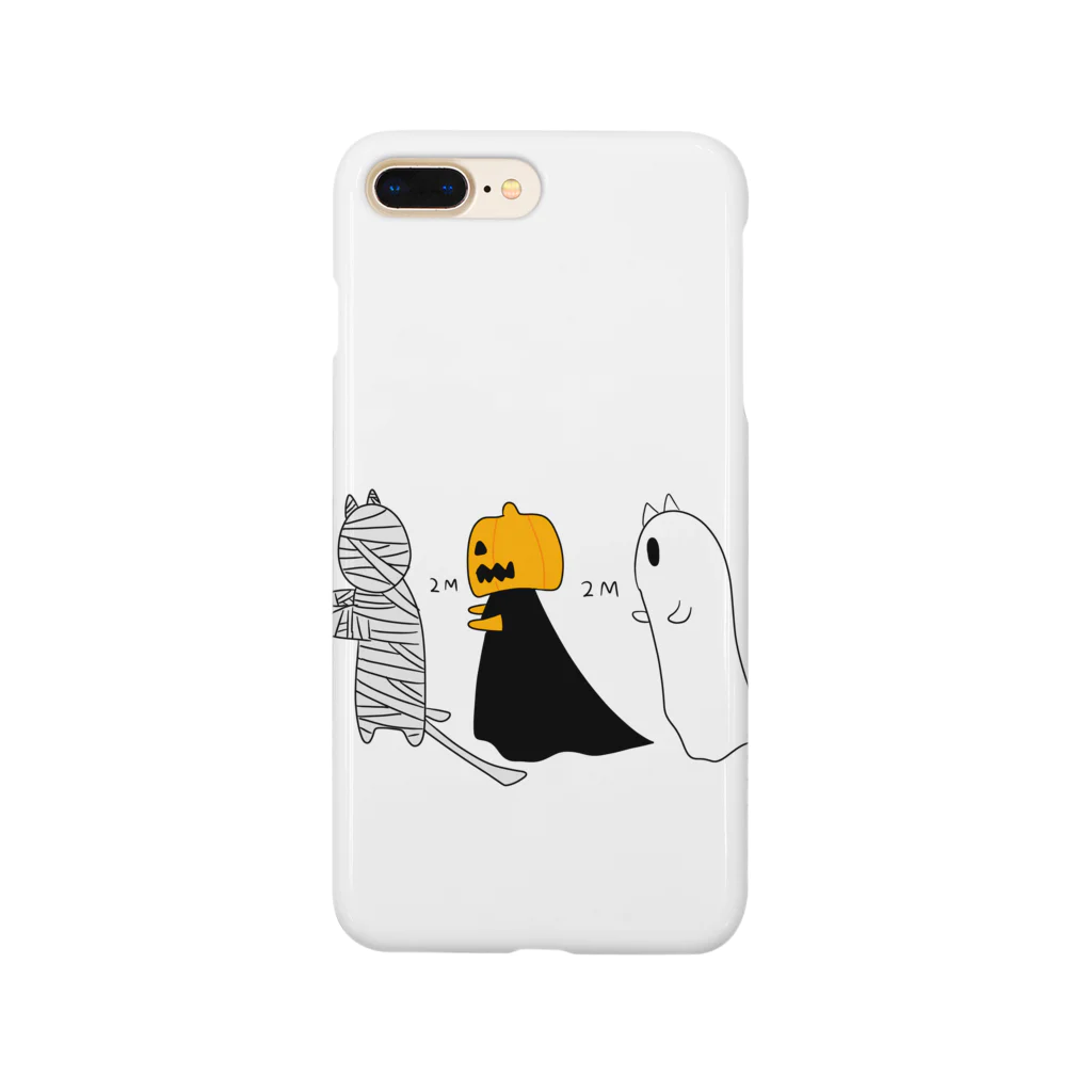 こんぺい工房のソーシャルディスタンスなハロウィン Smartphone Case