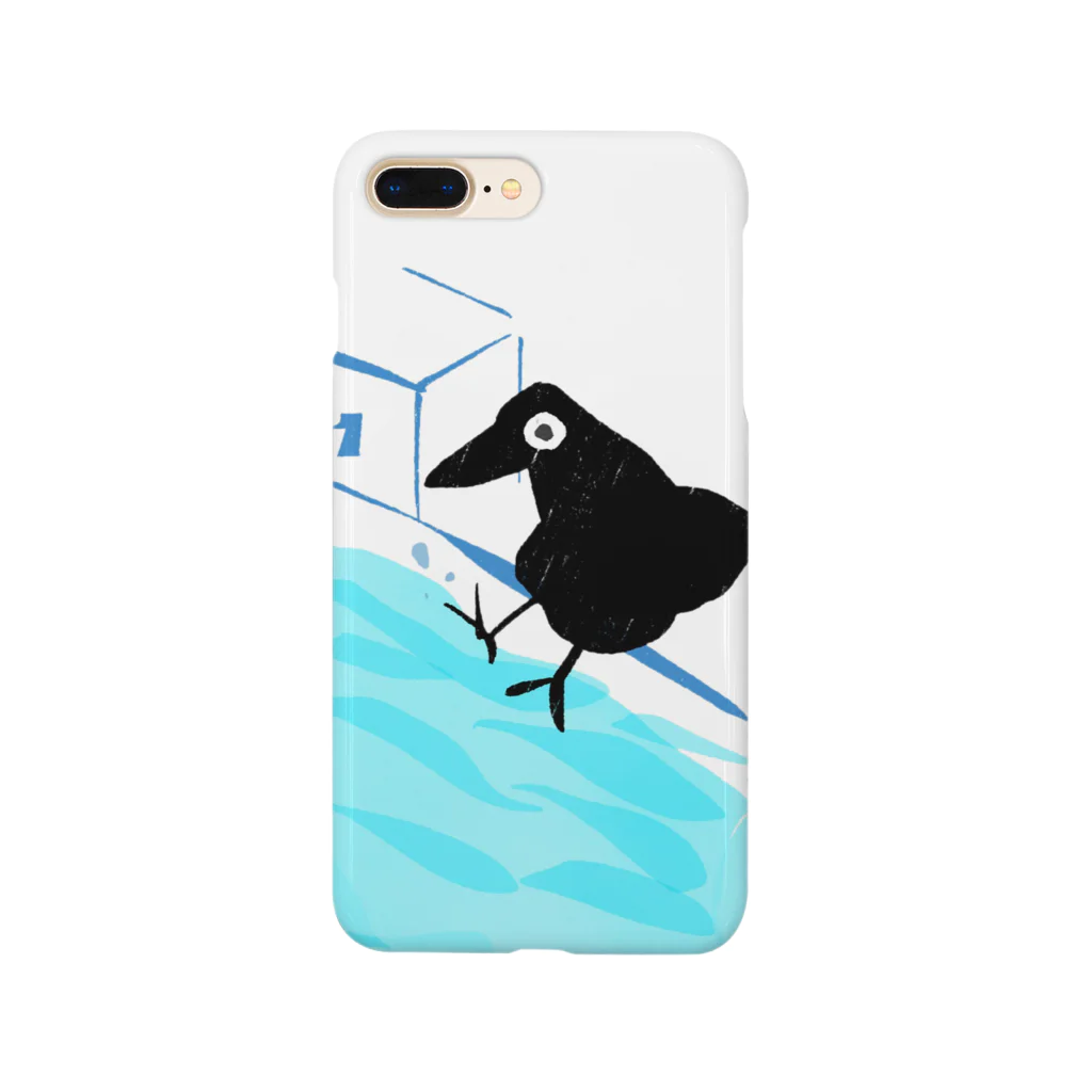 takeと助手のTシャツ屋さんのプールサイドで待ちぼうけカラス Smartphone Case