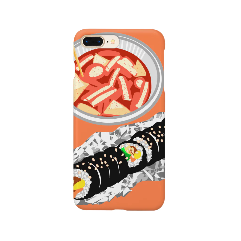 Y.A.E.Cのトッポギとキンパ/떡볶이 김밥 スマホケース