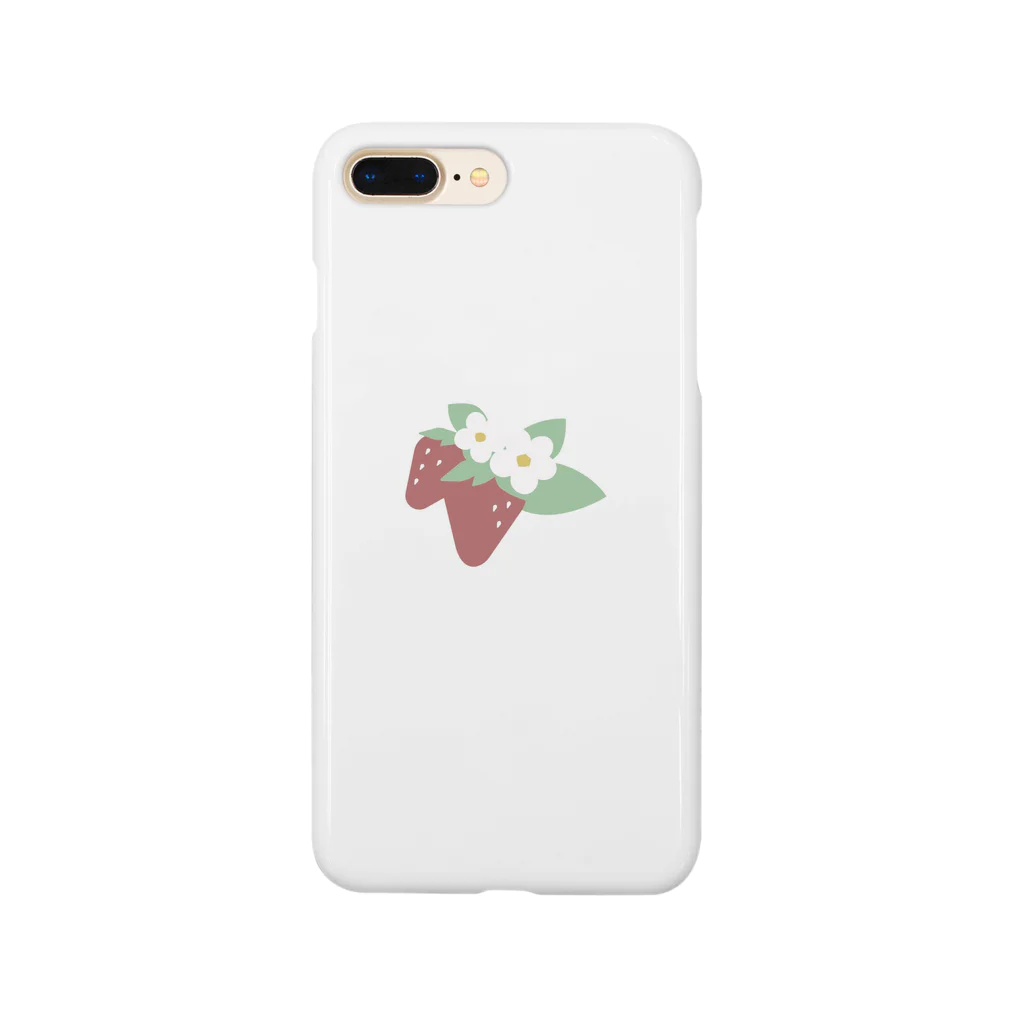 えだ豆🌱のいちごのiPhoneケース Smartphone Case