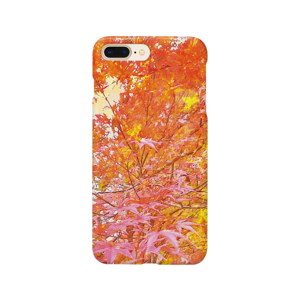 saki315の秋色の紅葉いっぱい Smartphone Case