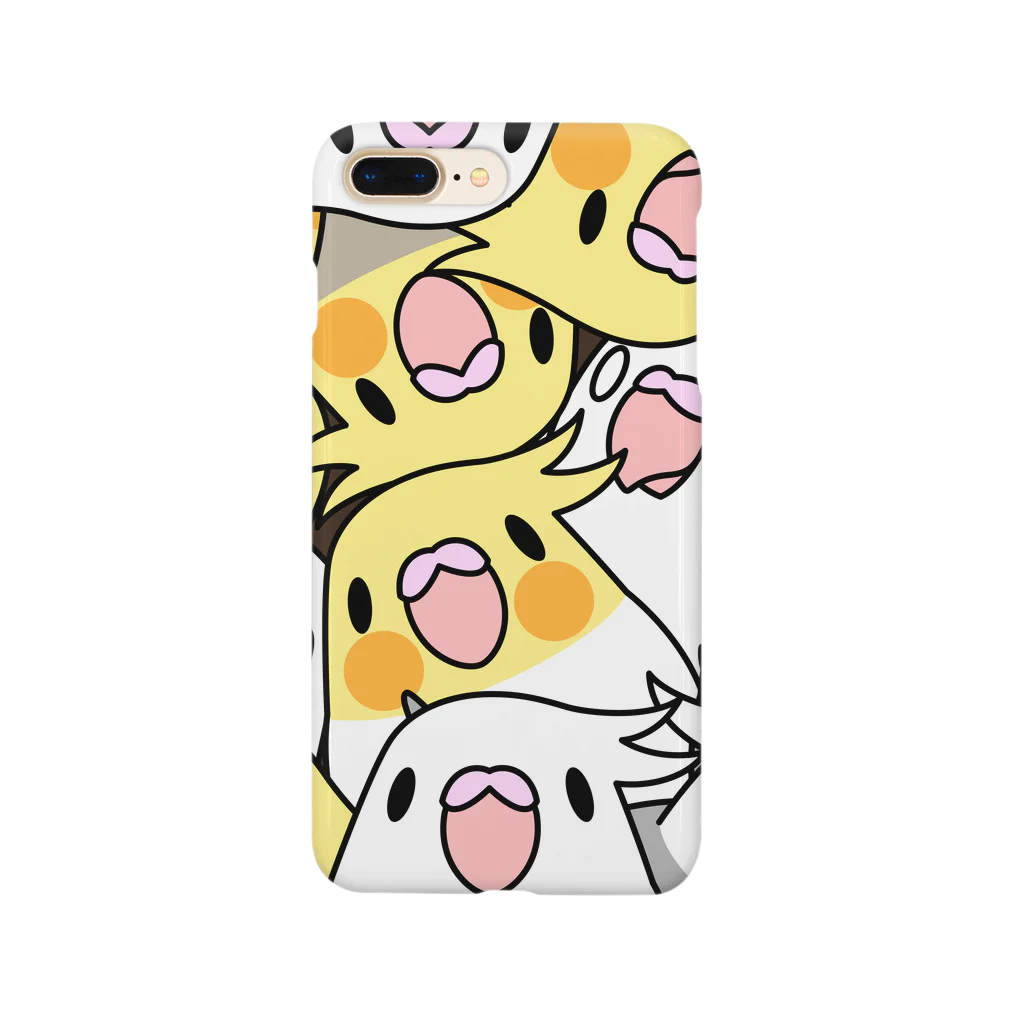 まめるりはことりのみっちりむっちり過密オカメインコさん【まめるりはことり】 Smartphone Case