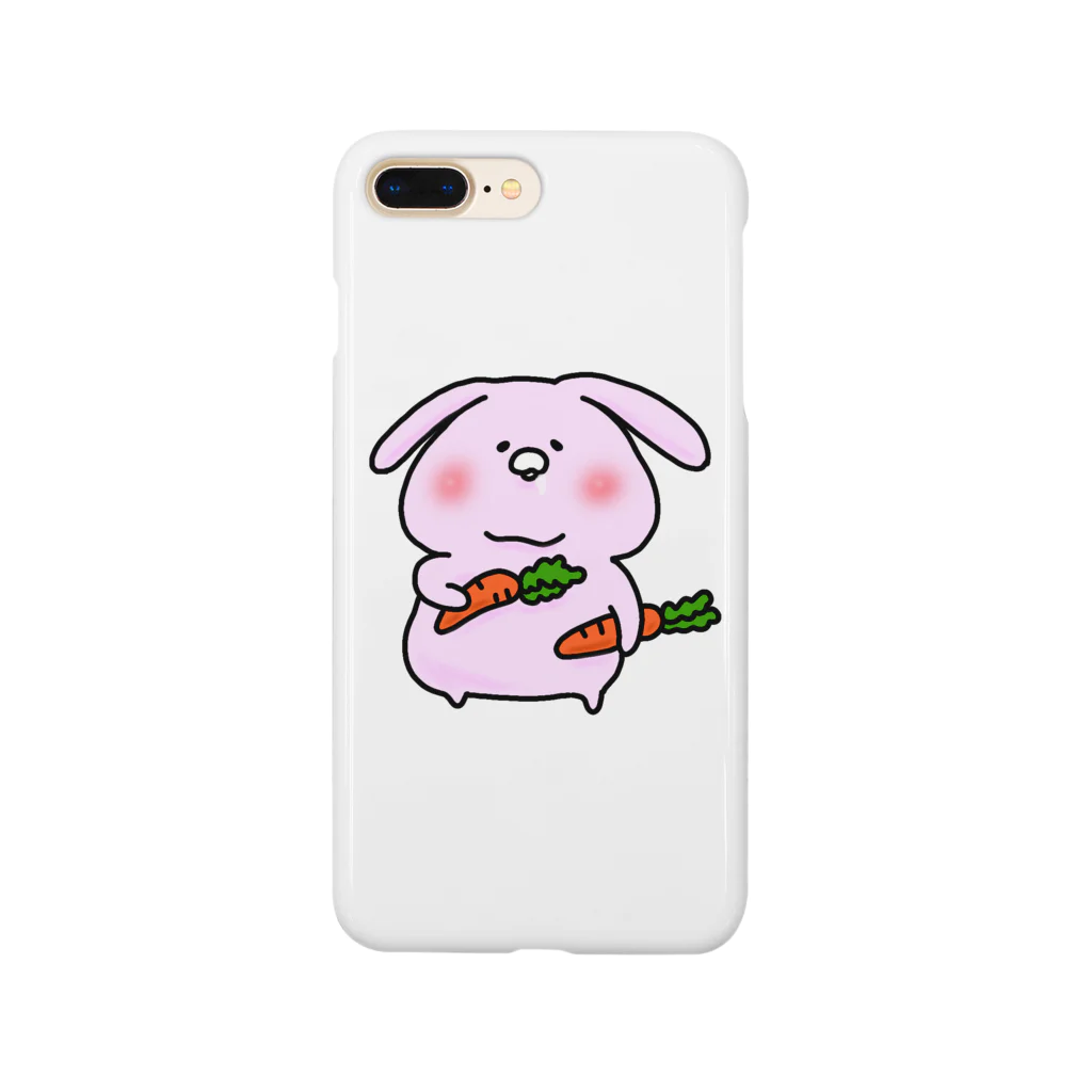 マリホノDesignのうさぶ スマホケース