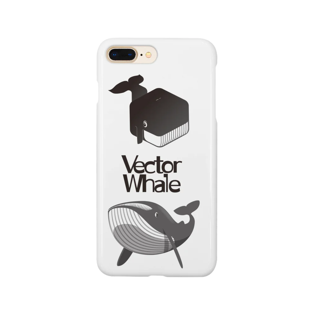 BowWorksのVector Whale 001 Smartphone Case