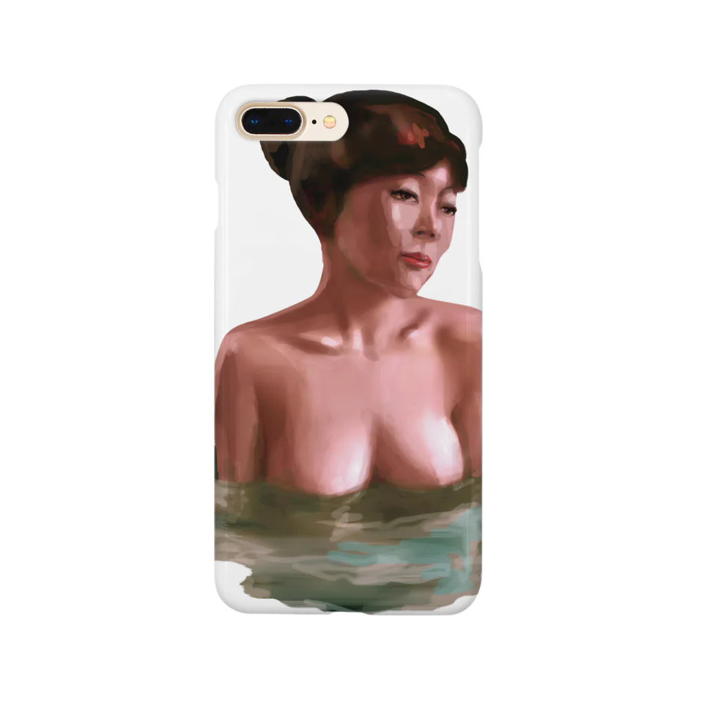 ホテルニューにしおの露天風呂の女 Smartphone Case