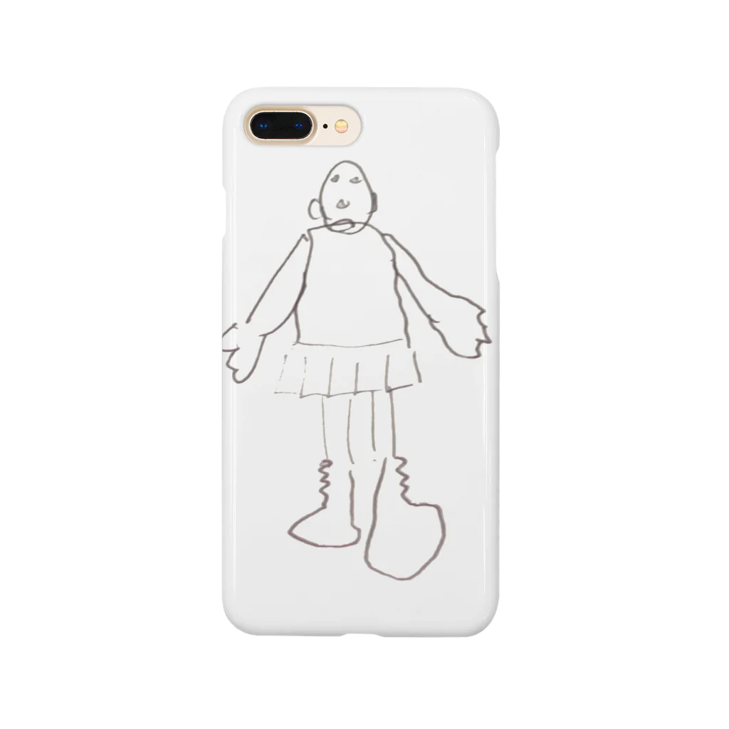 kotuban_の片足でか美ちゃん Smartphone Case