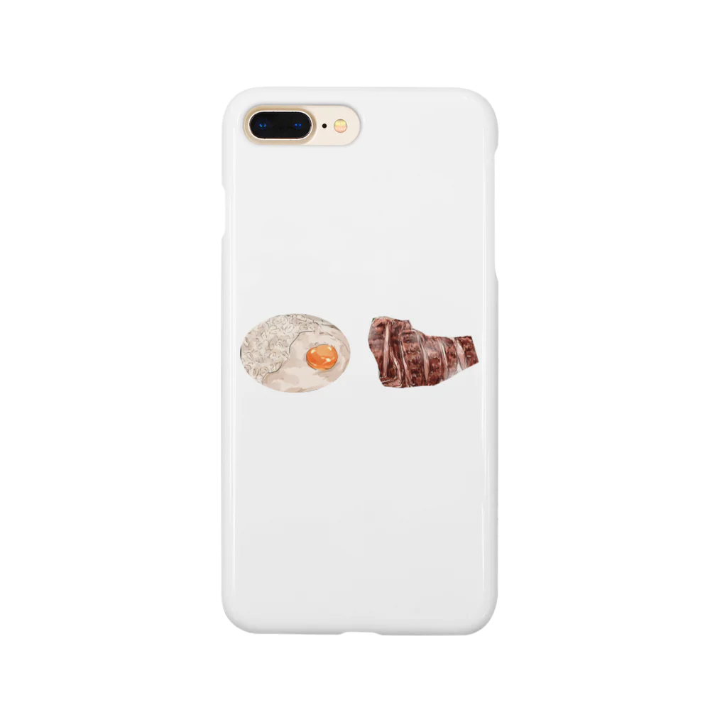 Danke Shoot Coffeeの牛タンと麦飯のとろろがけ Smartphone Case