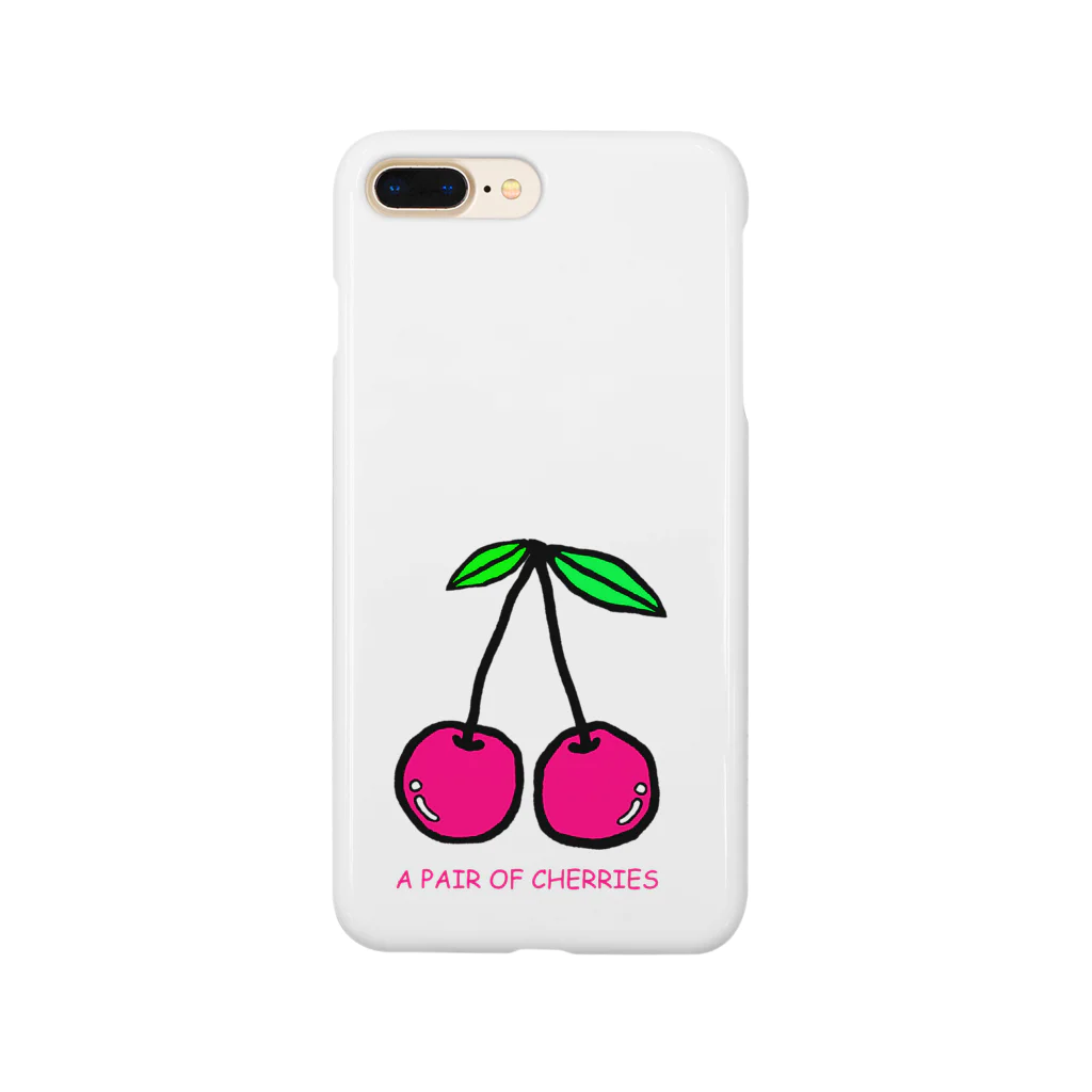 でおきしりぼ子の実験室の仲良し😃🍒😃さくらんぼ Smartphone Case