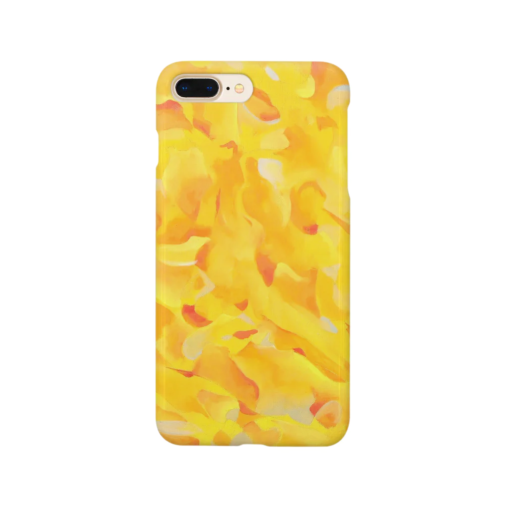 TULIPのYellow wave Smartphone Case