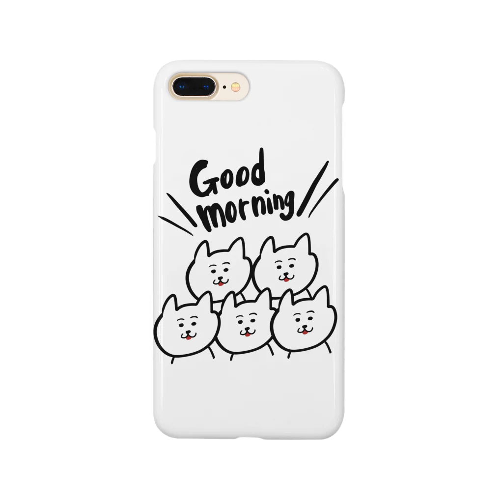 けちゃっぷごはんのお店の５匹のグッドモーニングねこ Smartphone Case