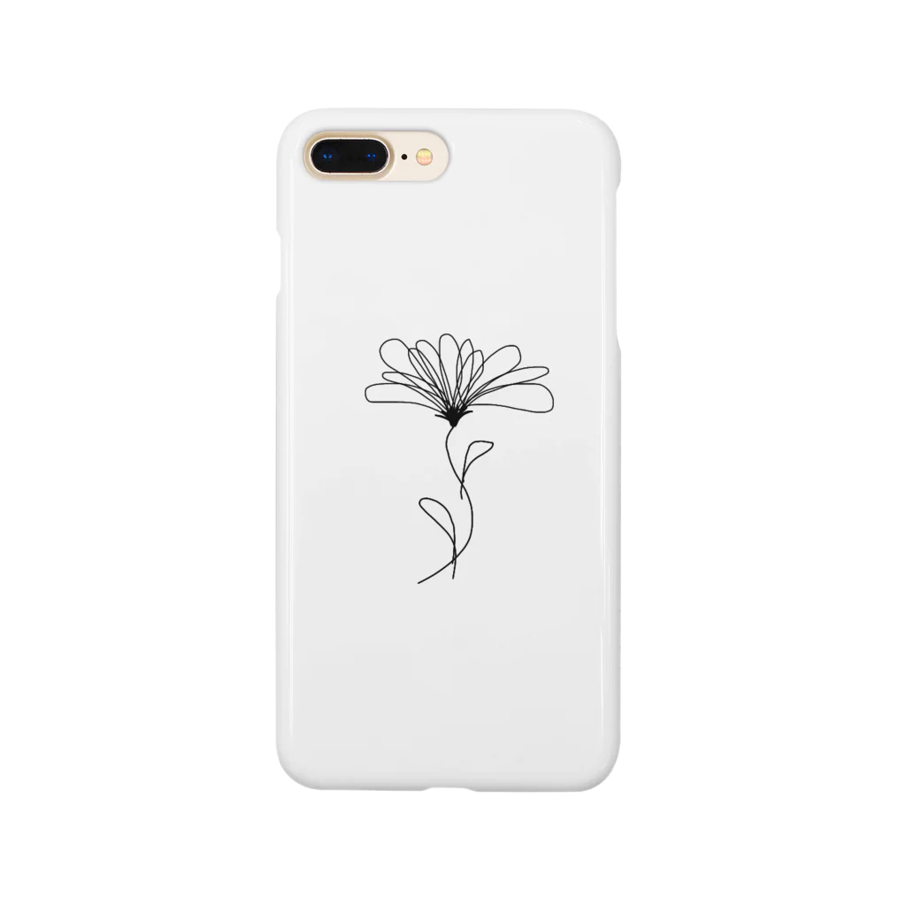 deeply_wildの一輪花 Smartphone Case