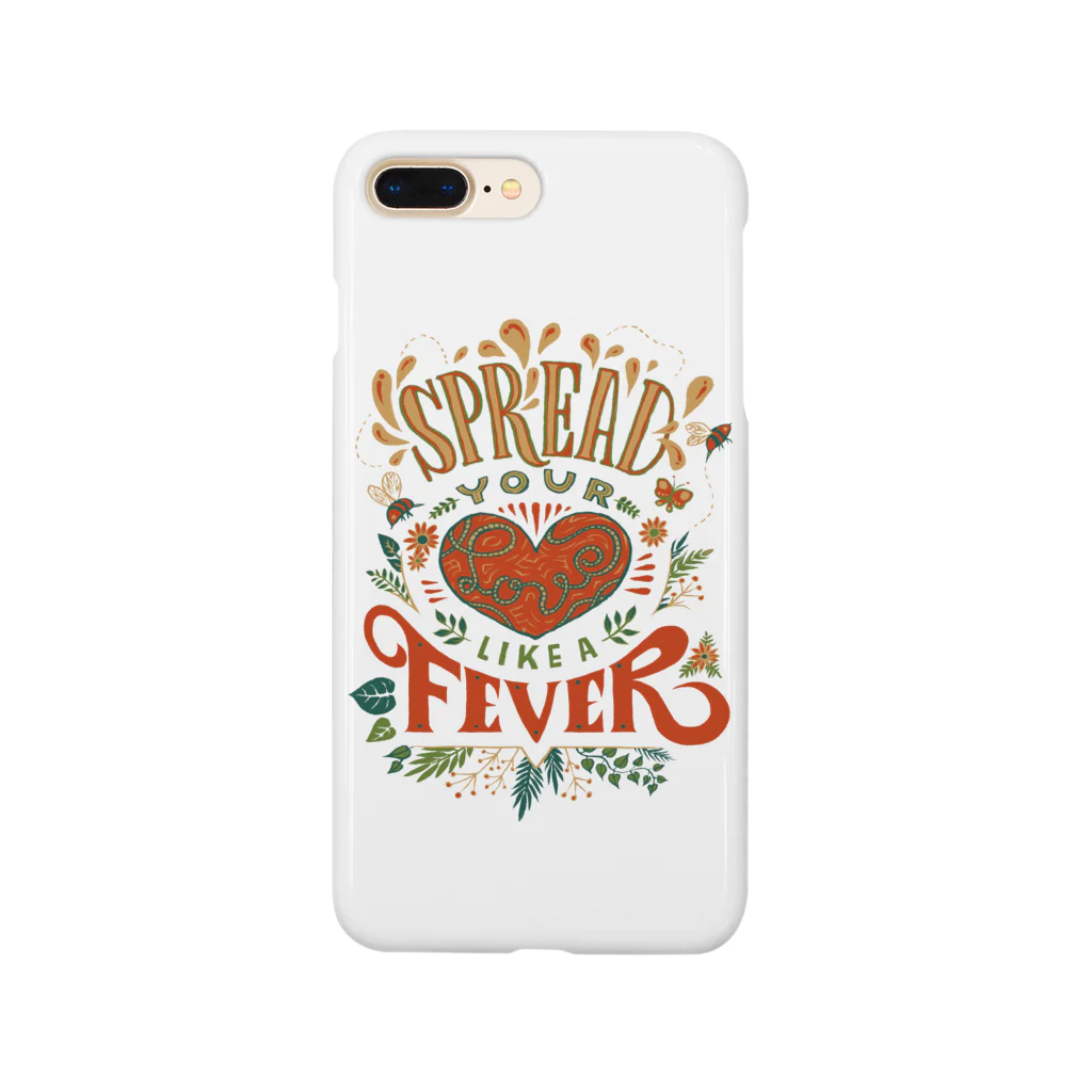 IZANAMI by Akane YabushitaのSpread Your Love Like a Fever Smartphone Case