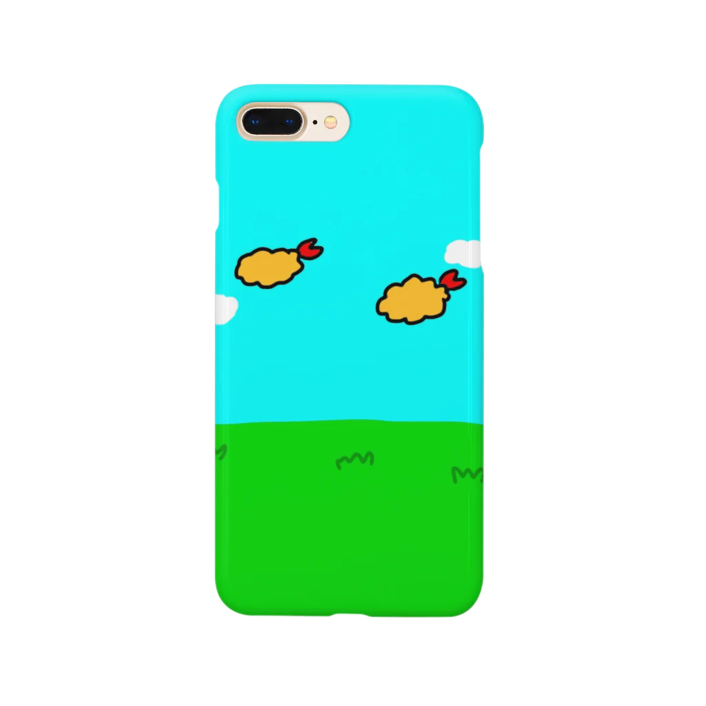 なまこ屋さんのフライングエビフライ Smartphone Case