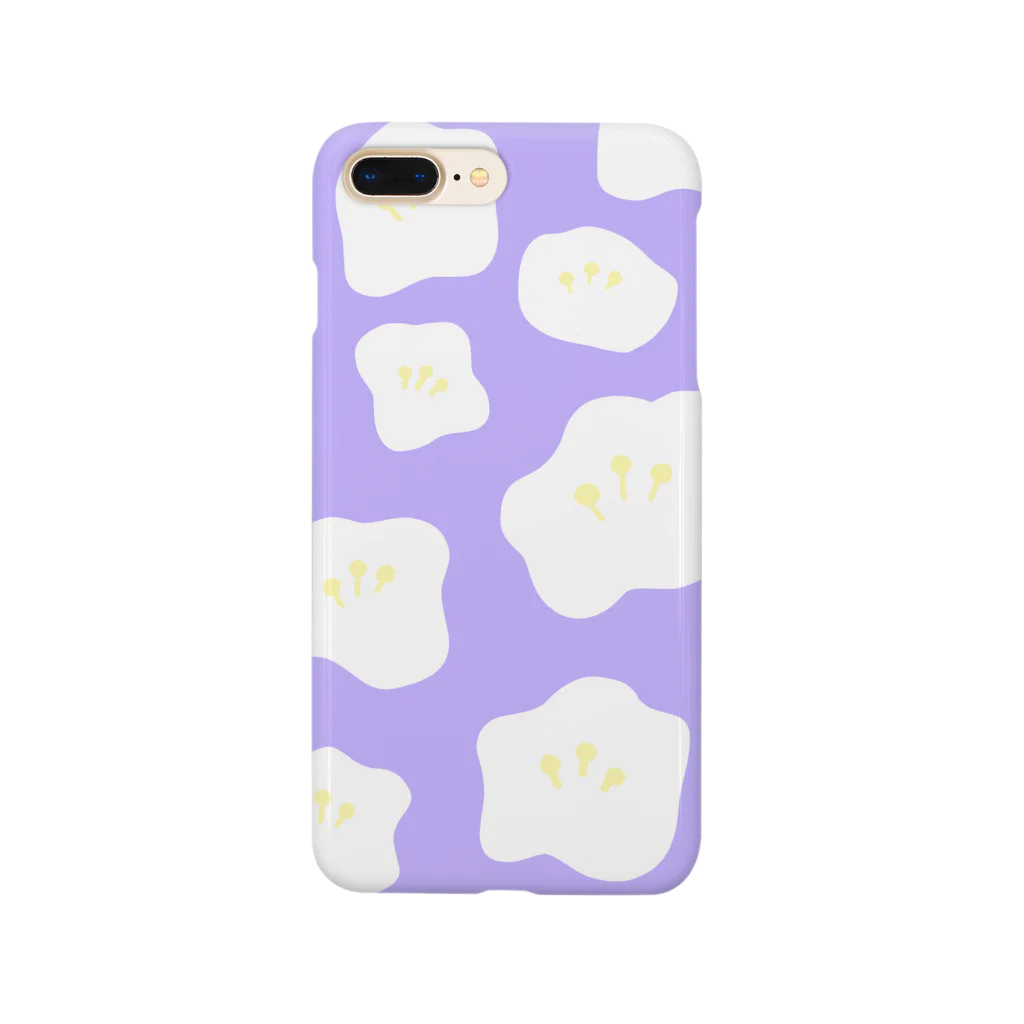 mimi_midoのフラワー(パープル) Smartphone Case