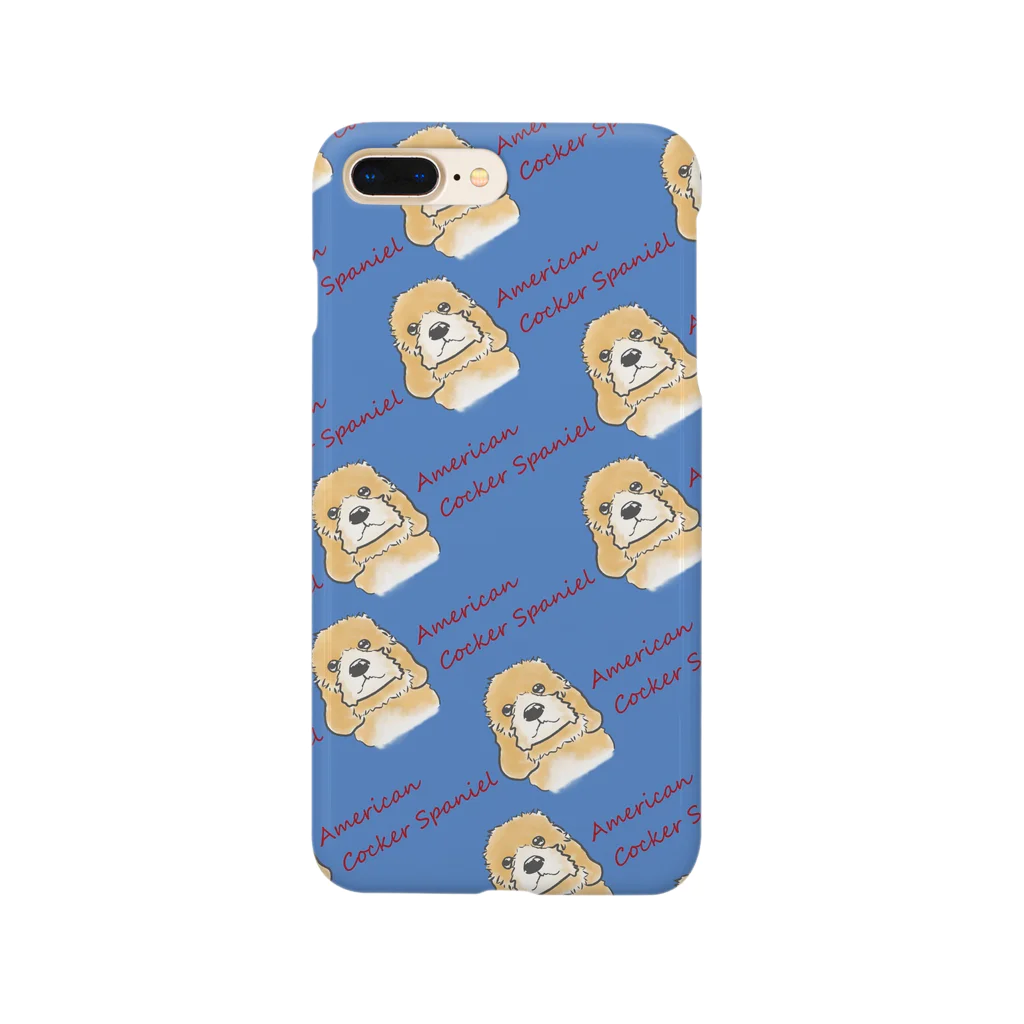 Oitan's SHOPのAmerican Cocker Spaniel Ver.2 Smartphone Case