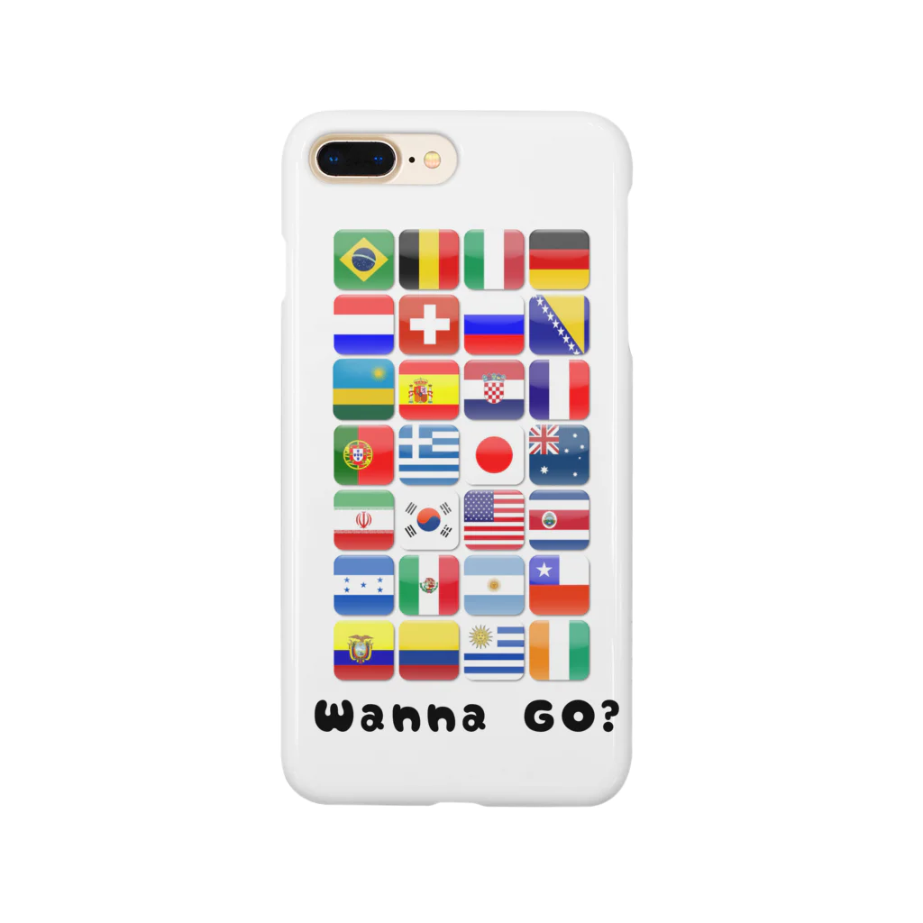 FLEX INTERNATIONALの「Wanna Go？」 スマホケース