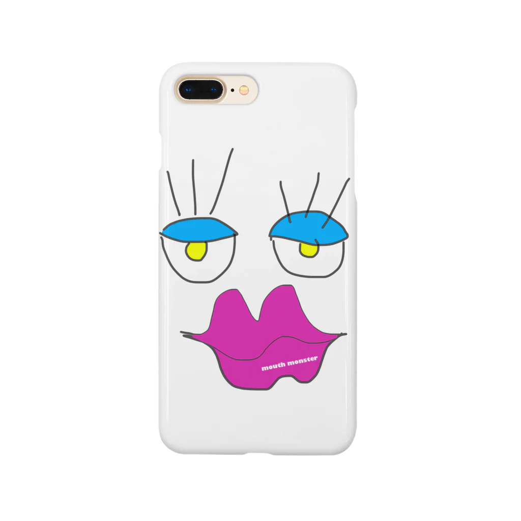  mouth monsterのmouth monster Smartphone Case