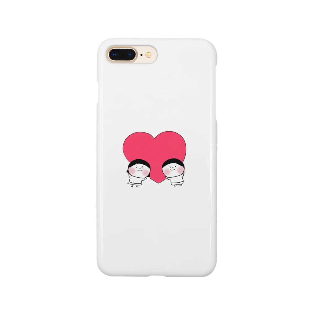 Tentenの3歳の女の子と男の子 Smartphone Case