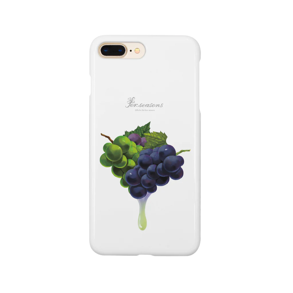 カワウソとフルーツの【forseason】グレープ Smartphone Case